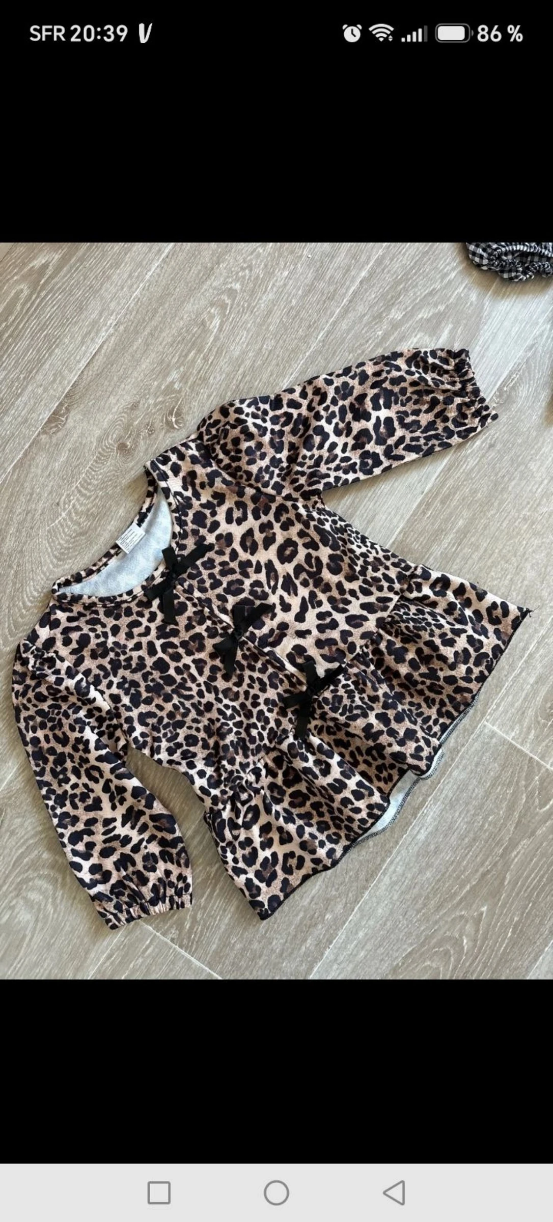 Jolie blouse leopard 